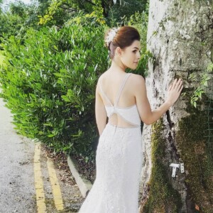 Image of Bride with Hair in Upstyles