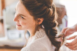 Image of a Mobile Hairdresser in Cork at work